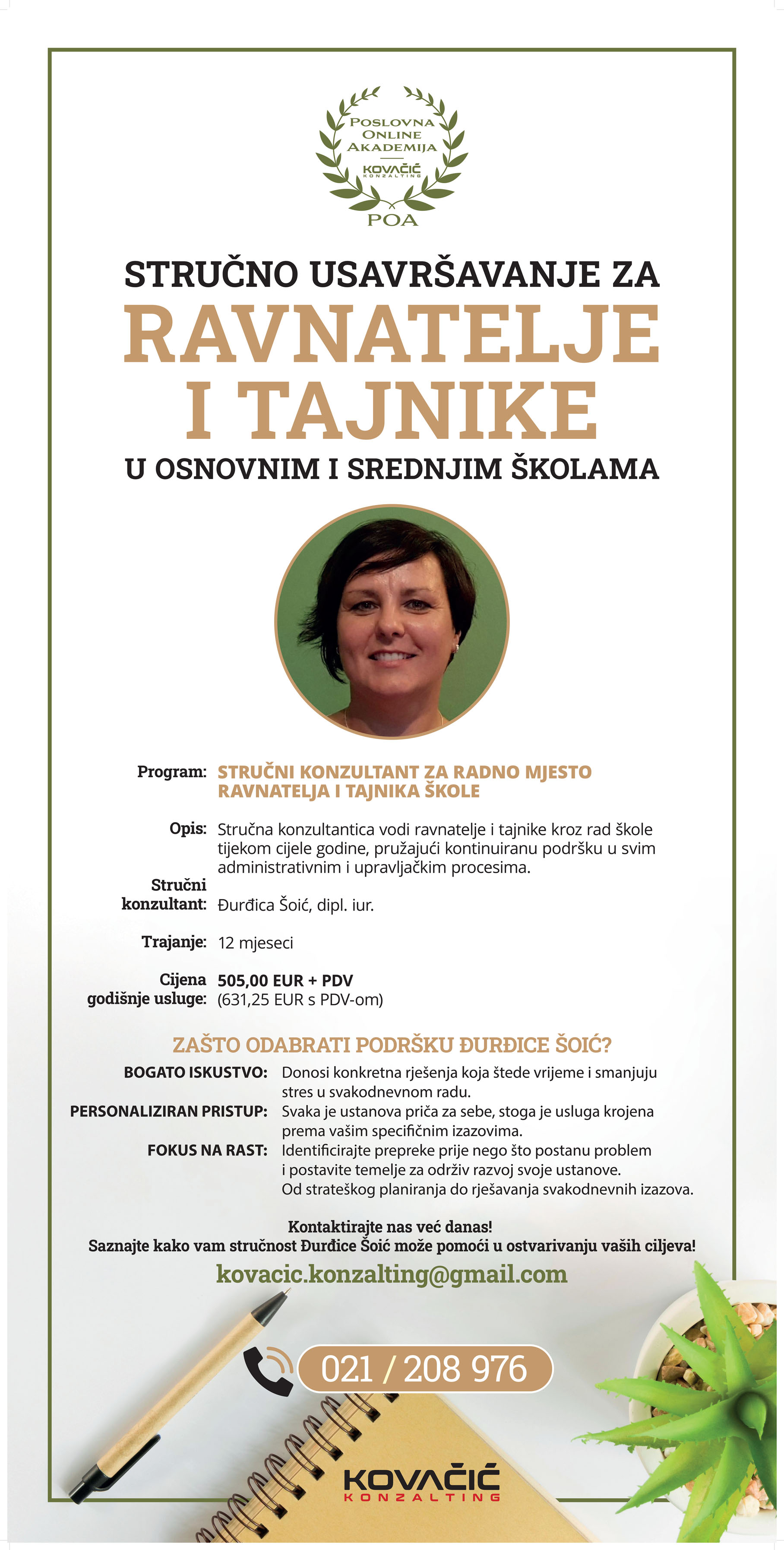 Kovačić Konzalting 2026 Roll up 100x200cm Đurđica Šoić1