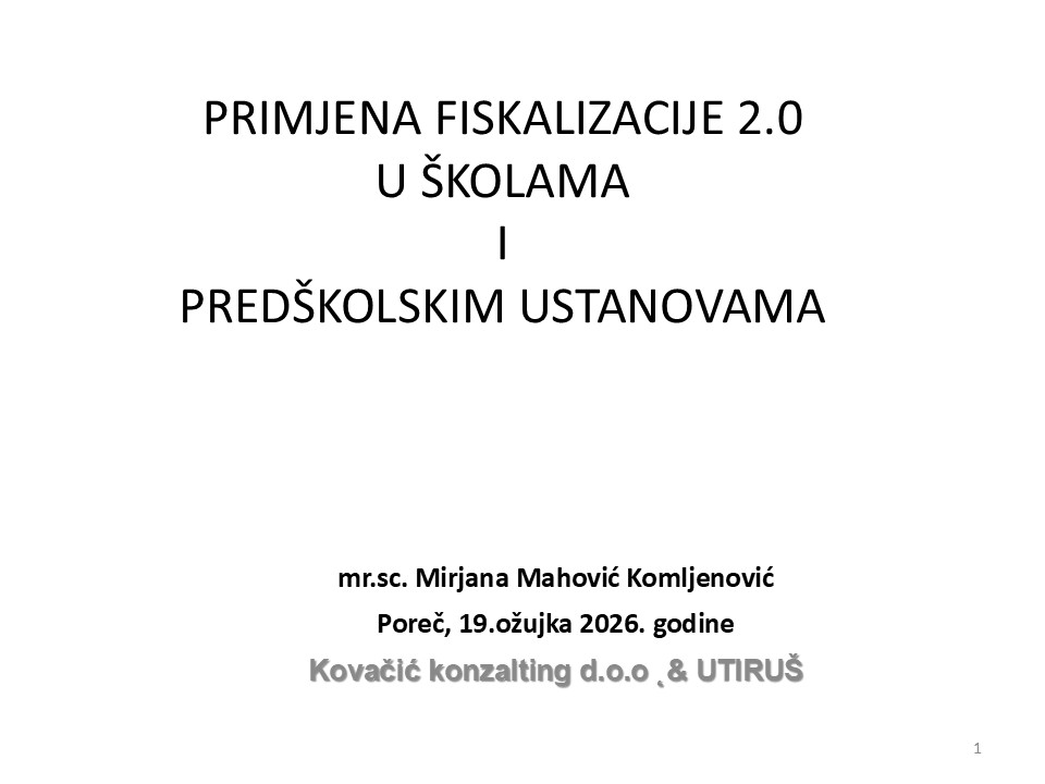 MIRJANA MAHOVIĆ KOMLJENOVIĆ - Primjena fisklaizacije 2.0 u školama