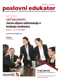 Dodatak časopisu broj 04/2024 -  Javna objava trošenja sredstava