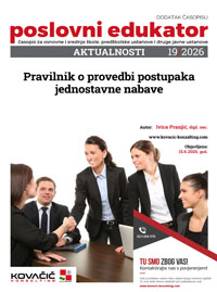 Dodatak časopisu broj 19/2026 - Pravilnik o provedbi postupaka  jednostavne nabave