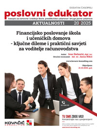 Dodatak časopisu broj 20/2025 - Financijsko poslovanje škola  i učeničkih domova- ključne dileme i praktični savjeti  za voditelje računovodstva