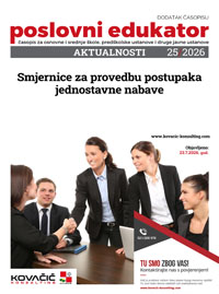 Dodatak časopisu broj 25/2026 - Smjernice za provedbu postupaka  jednostavne nabave